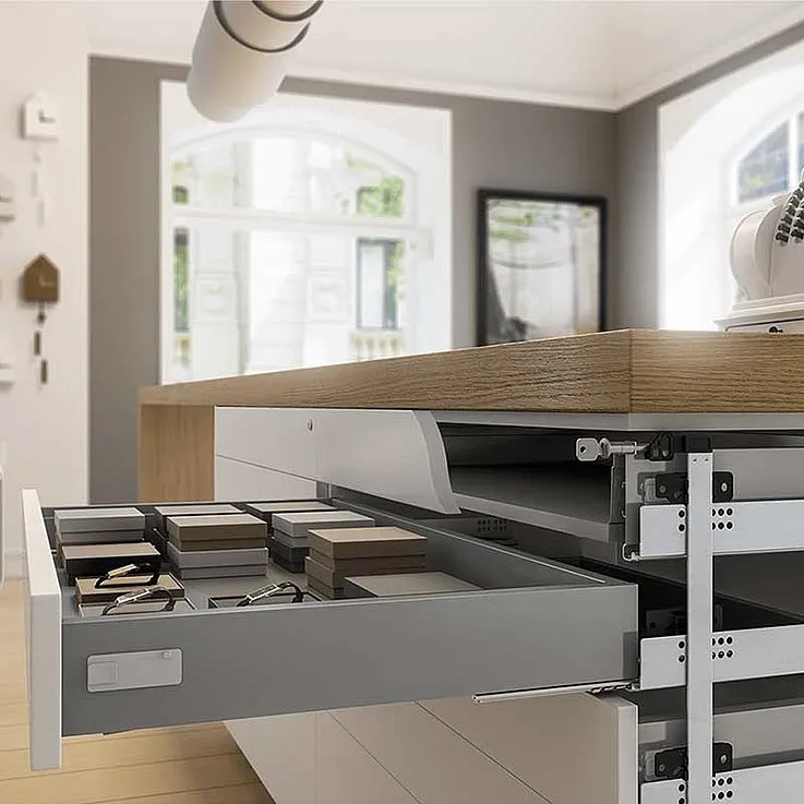 Hettich Innotech Atira Drawer 350mm,420mm,470mm,520mm, 620mmSilver30 Kg | 50Kg